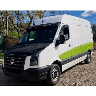 Tuulilasin visiiri V-4 (musta kiiltävä, 5 mm) Volkswagen Crafter 2006–2016 kuva 2