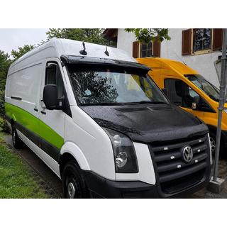 Tuulilasin visiiri V-4 (musta kiiltävä, 5 mm) Volkswagen Crafter 2006–2016 kuva 1