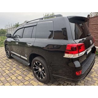 Ikkunatuuliohjaimet kromilistalla Niken Luxury (4 kpl) Toyota Land Cruiser 200 2007–2021 kuva 4