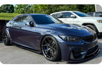 BMW 3-sarja F30/F31 2012–2019 Helmalevikkeet PSM-Style (M3-helmoihin, ABS) kuva 1