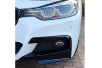 BMW 3-sarja F30/F31 2012–2019 Etupuskurin kulmasplitterit JIE Flap (M-Sport, ABS) kuva 2