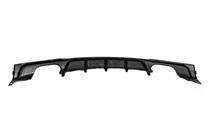 BMW 3-sarja F30/F31 2012–2019 Takapuskurin diffuusori kaksipuoleiselle tuplapakoputkistolle (M-Sport, ABS) kuva 6