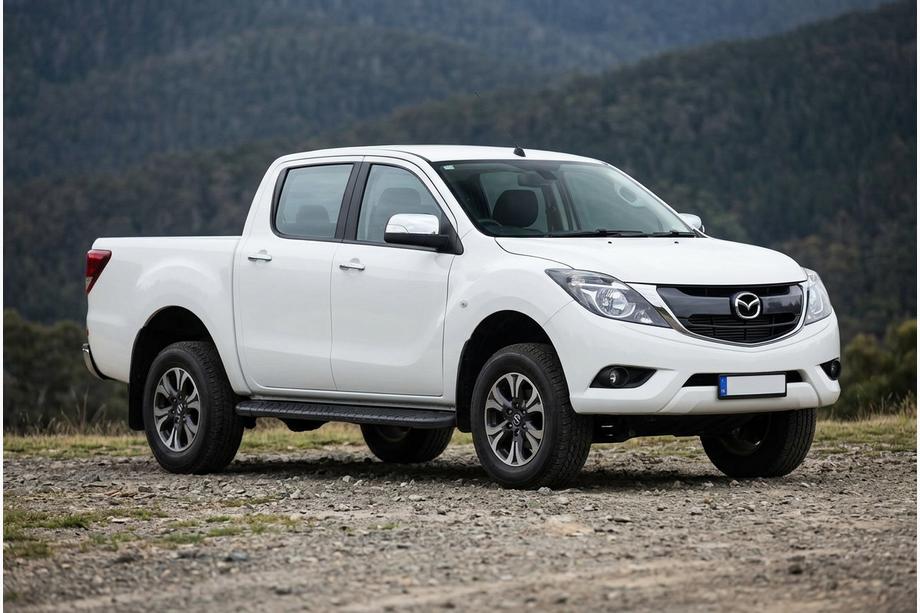 Mazda BT-50 2012– Sivuporrast Bosphorus Black (2 kpl, alumiini) Image