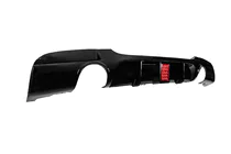 BMW 3-sarja E90/E91 2005–2011 Takapuskurin diffuusori tuplalle yksiputkiselle pakoputkelle LED:llä (M-Sport, ABS) kuva 3