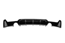BMW 4-sarja F32/F33/F36 2012–2020 Taka puskurin diffuusori kaksipuoliselle yksittäiselle pakoputkelle V2 (M-Sport, ABS) kuva 1