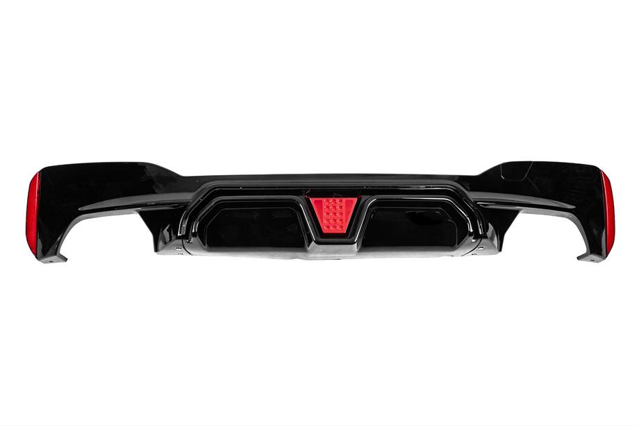 BMW 5-sarja G30/G31 2017–2023 CS-Style LED takapuskurin diffuusori (M-Sport/M5 F90, ABS) Kuva 1