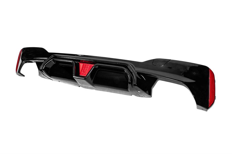 BMW 5-sarja G30/G31 2017–2023 CS-Style LED takapuskurin diffuusori (M-Sport/M5 F90, ABS) Kuva 2