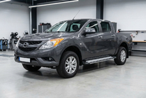 Mazda BT-50 2012– Rainbow sivuportaat (2 kpl, alumiini) kuva 1