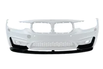 BMW 3-sarja F30/F31 2012–2019 Etupuskurin lip-spoileri BM (M3-LOOK, kiiltävä musta) kuva 2