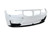 BMW 3-sarja F30/F31 2012–2019 Etupuskurin lip-spoileri BM (M3-LOOK, kiiltävä musta) kuva 3