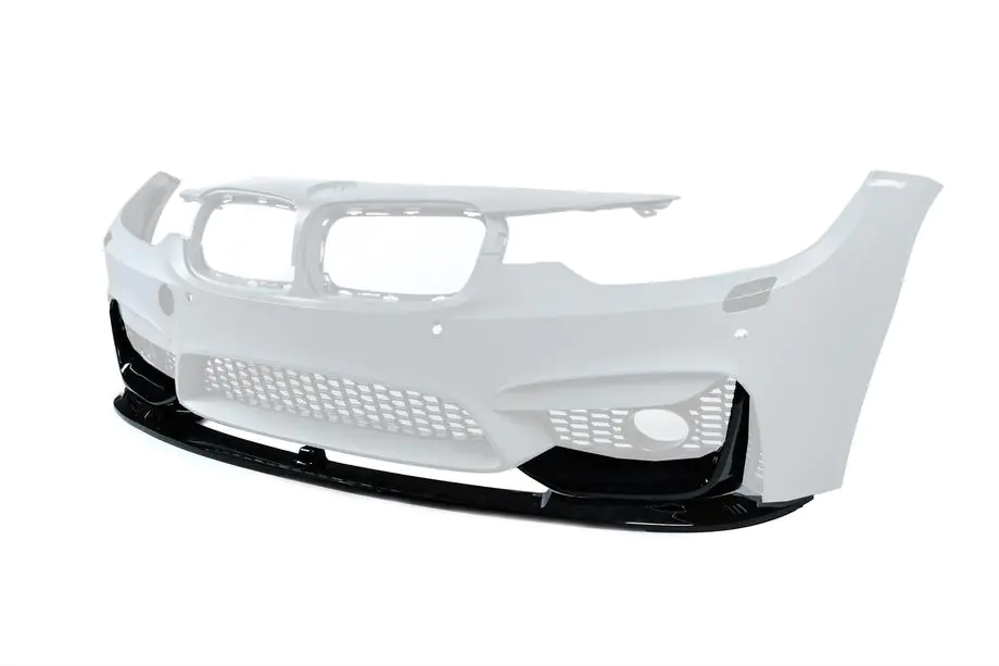 BMW 3-sarja F30/F31 2012–2019 Etupuskurin lip-spoileri BM (M3-LOOK, kiiltävä musta) Image