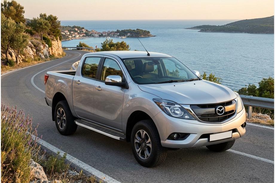 Mazda BT-50 2012– Fullmond sivuaskelmat (2 kpl, alumiini) Image
