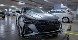 Audi A6 C8 2018–2025 AE-Design Carbon -korisarja (RS6:lle) kuva 1