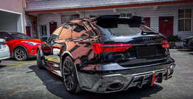 Audi A6 C8 2018–2025 AE-Design Carbon -korisarja (RS6:lle) kuva 3