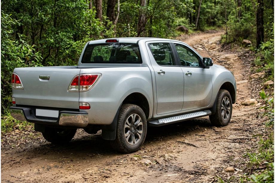 Mazda BT-50 2012– Sivuporrassarja X5-tyyppi (2 kpl, alumiini) Image