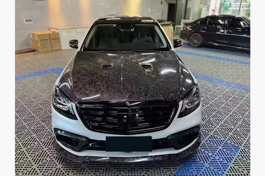 Mercedes S-class W222 2013–2022 Konepelti (Forged Carbon) Image