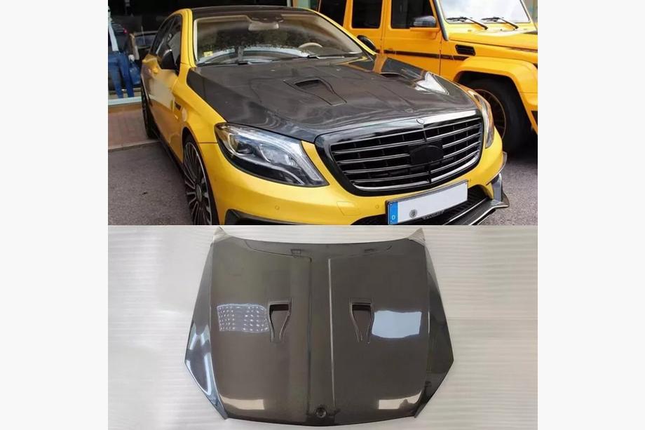 Mercedes S-class W222 2013–2022 Konepelti (hiilikuitu) Image