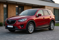 Mazda CX-5 2012–2017 Allmond Black sivuportaat (2 kpl, alumiini) kuva 1
