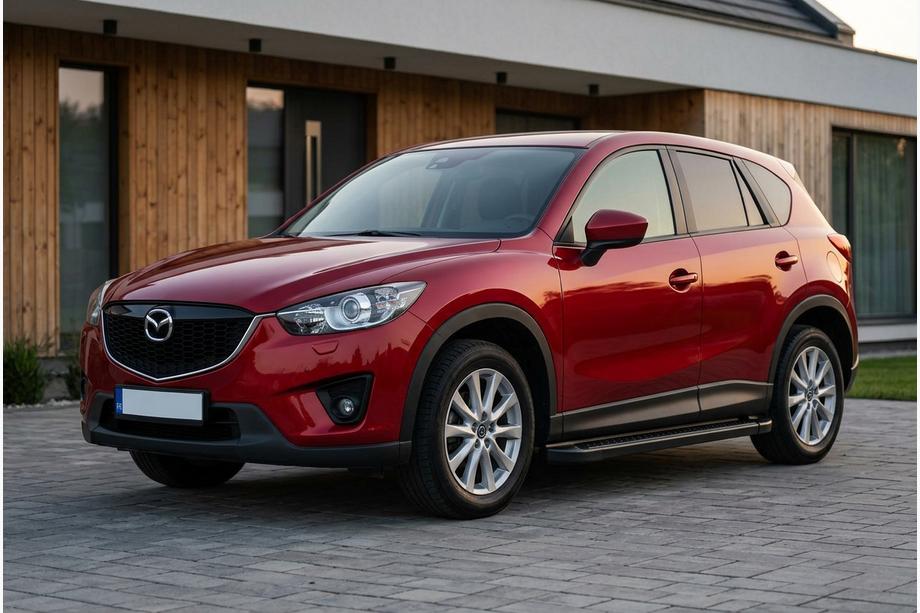 Mazda CX-5 2012–2017 Allmond Black sivuportaat (2 kpl, alumiini) Image
