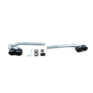 Pakoputken päät M5-tyyliin (hiilikuitu, 2 kpl) BMW 5-sarja F10/F11 2010–2016 kuva 2