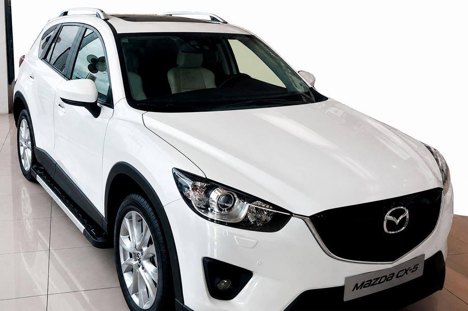 Mazda CX-5 2012–2017 RedLine V1 sivuportaat (2 kpl, alumiini) Image