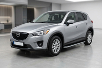 Mazda CX-5 2012–2017 Tayga Grey -sivuaskelmat (2 kpl, alumiini) kuva 1