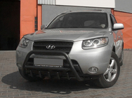 Hyundai Santa Fe 2 2006–2012 Karjapuskuri WT003 Black (ruostumaton teräs) kuva 3