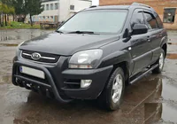 Kia Sportage 2004–2010 Karjapuskuri WT003 Black (ruostumaton teräs) kuva 4