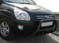Kia Sportage 2004–2010 Karjapuskuri WT003 Black (ruostumaton teräs) kuva 5