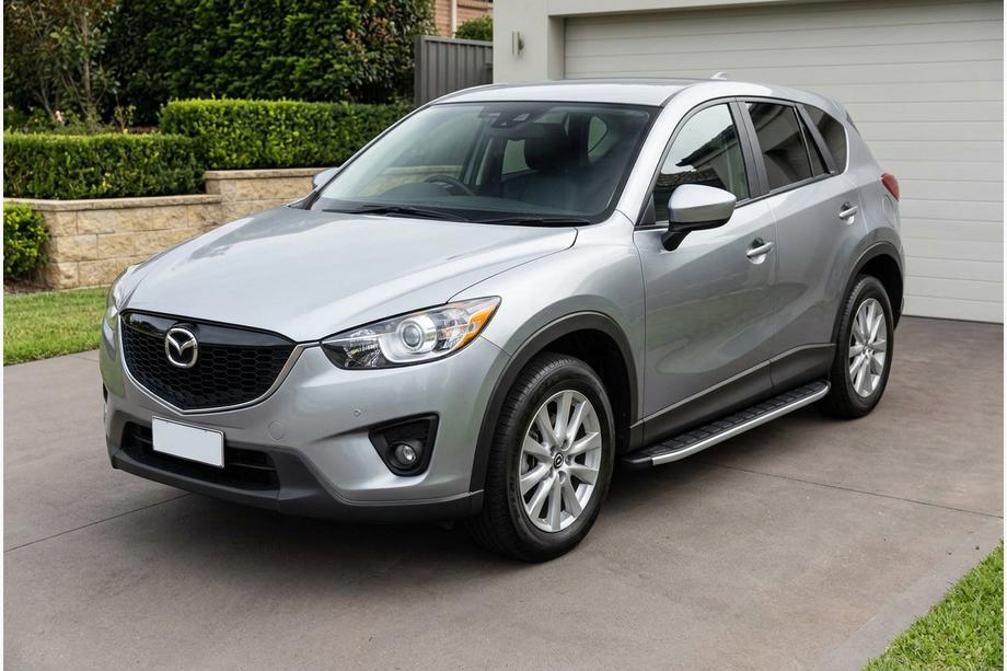 Mazda CX-5 2012–2017 Fullmond sivuaskelmat (2 kpl, alumiini) Image