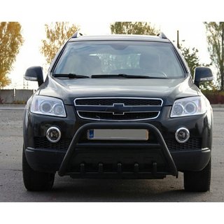 Etupuskuriputki WT003 Black (ruostumaton teräs) Chevrolet Captiva 2006–2019 kuva 1