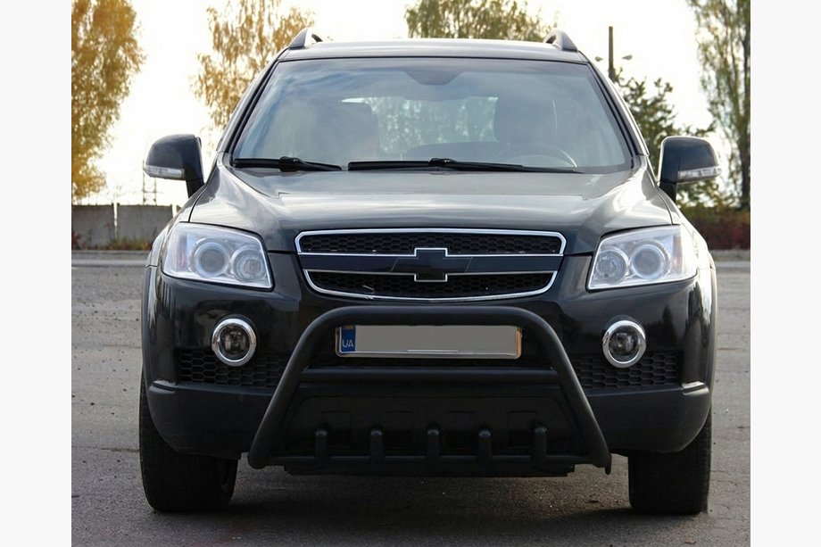 Chevrolet Captiva 2006–2019 Etupuskuriputki WT003 Black (ruostumaton teräs) Image
