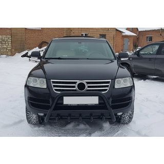 Karjapuskuri WT003 Black Special (ruostumaton teräs) Volkswagen Touareg 2002–2010 kuva 1