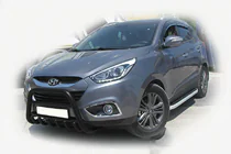 Hyundai IX-35 2010–2015 Etupuskuriputki WT003 Black (ruostumaton teräs) kuva 3