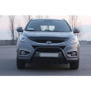 Etupuskuriputki WT003 Black (ruostumaton teräs) Hyundai IX-35 2010–2015 kuva 4