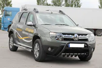 Renault Duster 2008–2017 Karjapuskuri WT004 Black -tekstillä (ruostumaton teräs) kuva 2