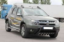 Dacia Duster 2008–2018 Karjapuskuri WT004 Black -tekstillä (ruostumaton teräs) kuva 2