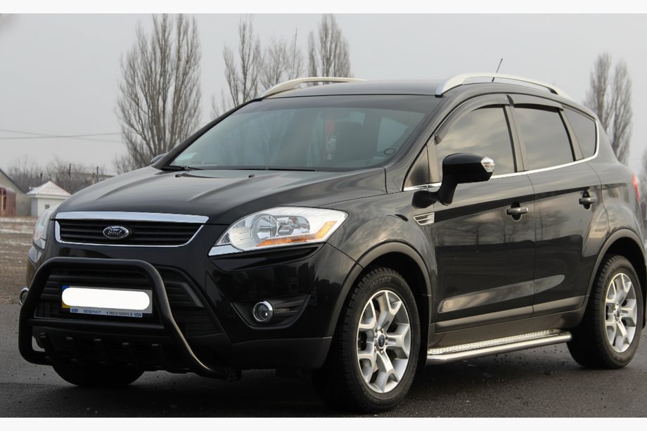 Ford Kuga 2008–2013 Karjapuskuri WT003 Black (ruostumaton teräs) Image