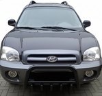Hyundai Santa Fe 1 2000–2006 Karjapuskuri WT003 Black (ruostumaton teräs) kuva 3