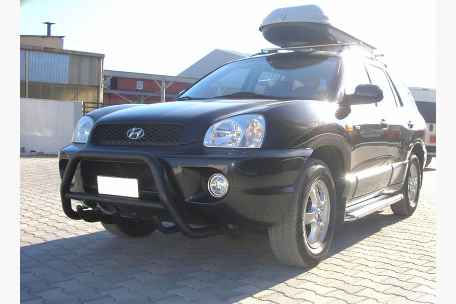 Hyundai Santa Fe 1 2000–2006 Karjapuskuri WT003 Black (ruostumaton teräs) Image
