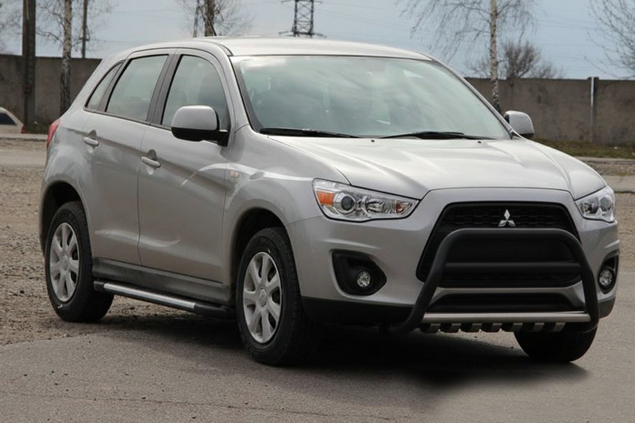 Mitsubishi ASX 2010–2023 Karjapuskuri WT003 Black (ruostumaton teräs) Image