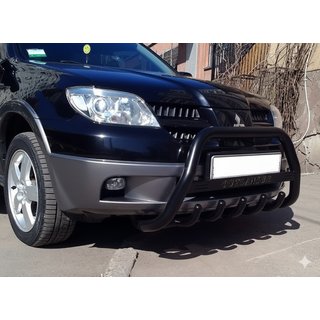 Karjapuskuri WT004 Black (ruostumaton teräs) Mitsubishi Outlander 2001–2006 kuva 3