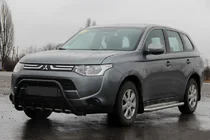 Mitsubishi Outlander 2012–2021 Karjapuskuri WT004 Black (ruostumaton teräs) kuva 1