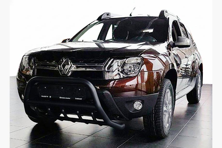 Renault Duster 2008–2017 Karjapuskuri ilman logoa WT003 Black (ruostumaton teräs) Image