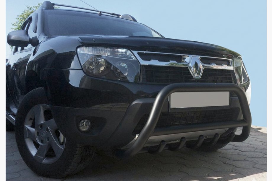 Dacia Duster 2008–2018 Karjapuskuri ilman logoa WT003 Black (ruostumaton teräs) Kuva 3