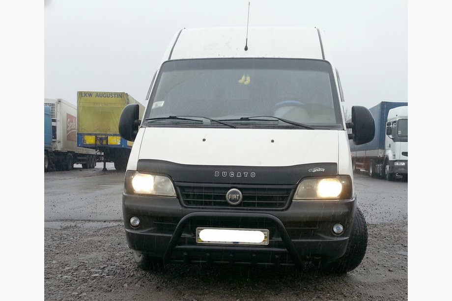 Fiat Ducato 1995–2006 Karjapuskuri WT003 Black (ruostumaton teräs) Image