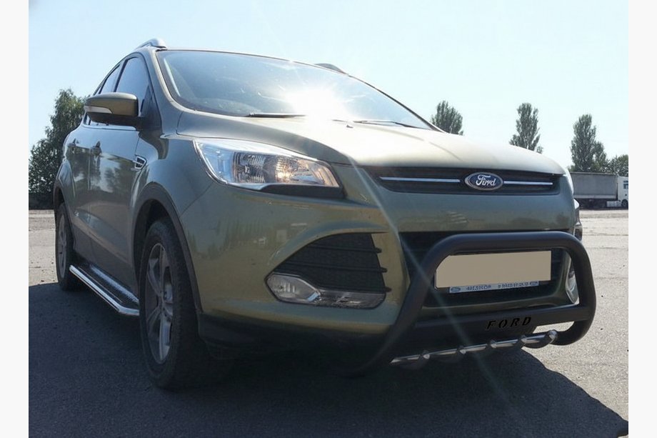 Ford Kuga/Escape 2013–2019 Karjapuskuri WT004 Black (ruostumaton teräs) Image
