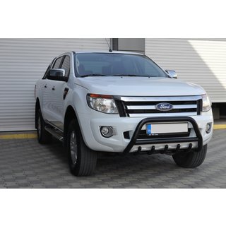 Keulaputki WT003 Black (ruostumaton teräs) Ford Ranger 2011–2022 kuva 3