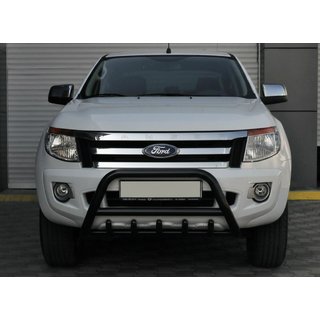 Keulaputki WT003 Black (ruostumaton teräs) Ford Ranger 2011–2022 kuva 1