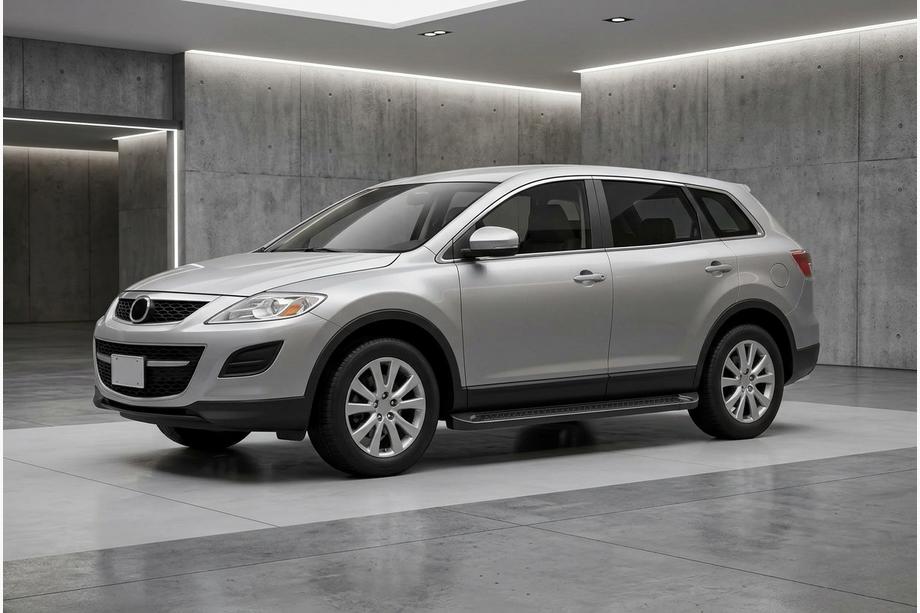 Mazda CX-9 2007–2016 Allmond Black sivuportaat (2 kpl, alumiini) Image